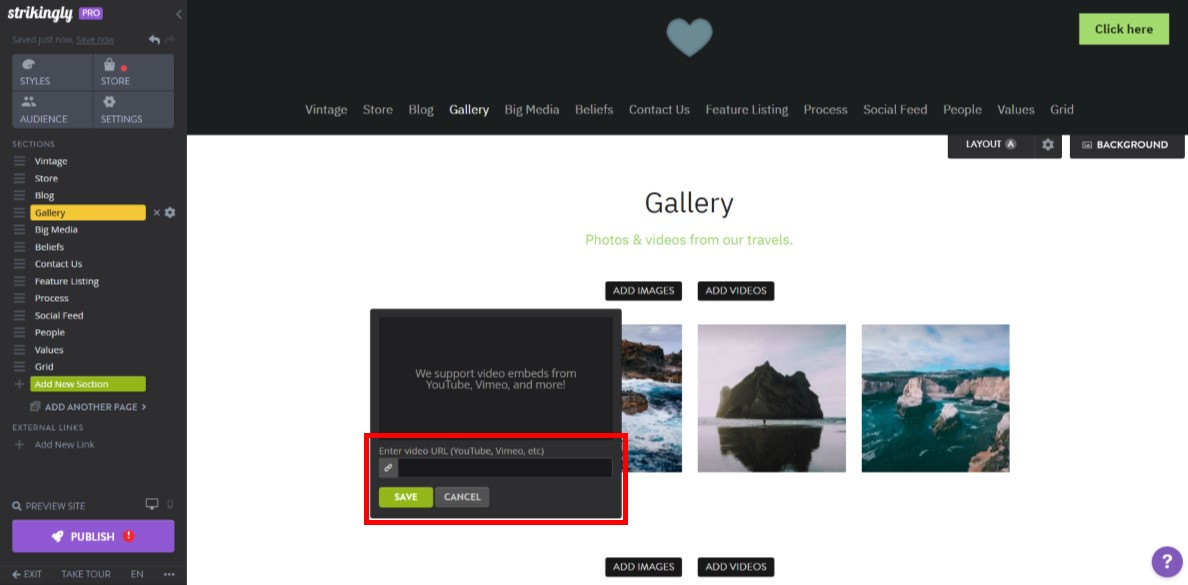 Strikingly Embed Video Gallery Strikingly Embed Video Gallery